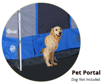 tent with pet door